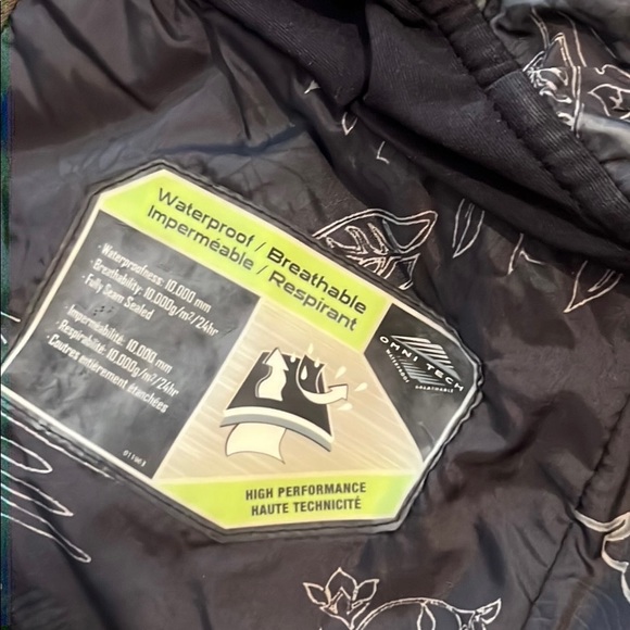 🌸 Columbia Titanium Omni-tech Brown Insulated Jacket Winter Size Small - Picture 7 of 9